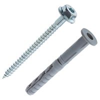 Фасадный дюбель Fischer SXR 10 x 120 FUS с шурупом (4 шт). пакет картинка